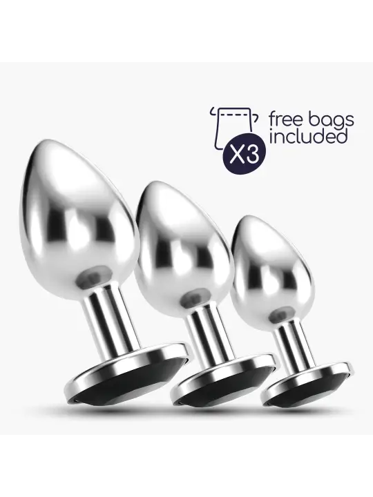 ANAL TRAIN TRIO BIJOU PRETO CRUSHIOUS COM BOLSAS INDIVIDUAIS GRÁTIS