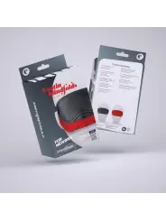 2 VENDAS DE CETIM CRUSHIOUS PRETA & VERMELHA
