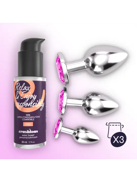 BIJOU ANAL WET TRAIN TRIO CRUSHIOUS ROSA