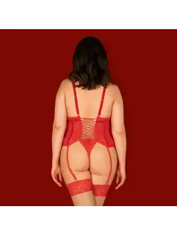 CORPETE E TANGA BLOSSMINA TAMANHO QUEEN OBSESSIVE