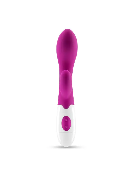 VIBRADOR COM ESTIMULADOR DE CLITÓRIS CHERIE E LUBRIFICANTE À BASE DE ÁGUA INCLUÍDO CRUSHIOUS