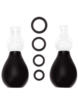 KIT SUGADOR DE MAMILOS OUCH! NIPPLE ERECTOR SET PRETO