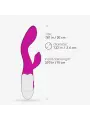 VIBRADOR COM ESTIMULADOR DE CLITÓRIS CHERIE E LUBRIFICANTE À BASE DE ÁGUA INCLUÍDO CRUSHIOUS
