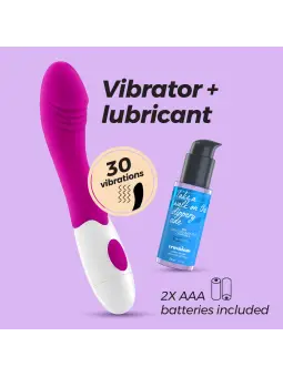 VIBRADOR GROWLIE COM LUBRIFICANTE À BASE DE ÁGUA INCLUÍDO CRUSHIOUS