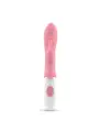 VIBRADOR COM ESTIMULADOR DE CLITÓRIS GUMMIE ROSA E LUBRIFICANTE À BASE DE ÁGUA INCLUÍDO CRUSHIOUS