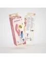 VIBRADOR COM ESTIMULADOR DE CLITÓRIS GUMMIE ROSA E LUBRIFICANTE À BASE DE ÁGUA INCLUÍDO CRUSHIOUS