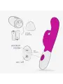 VIBRADOR COM ESTIMULADOR DE CLITÓRIS JIGGLIE E LUBRIFICANTE À BASE DE ÁGUA INCLUÍDO CRUSHIOUS