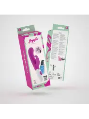 VIBRADOR COM ESTIMULADOR DE CLITÓRIS JIGGLIE E LUBRIFICANTE À BASE DE ÁGUA INCLUÍDO CRUSHIOUS