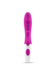 VIBRADOR COM ESTIMULADOR DE CLITÓRIS LOLLIPOP E LUBRIFICANTE À BASE DE ÁGUA INCLUÍDO CRUSHIOUS