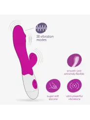 VIBRADOR COM ESTIMULADOR DE CLITÓRIS LOLLIPOP E LUBRIFICANTE À BASE DE ÁGUA INCLUÍDO CRUSHIOUS