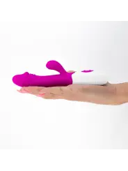 VIBRADOR COM ESTIMULADOR DE CLITÓRIS LOLLIPOP E LUBRIFICANTE À BASE DE ÁGUA INCLUÍDO CRUSHIOUS
