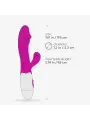 VIBRADOR COM ESTIMULADOR DE CLITÓRIS LOLLIPOP E LUBRIFICANTE À BASE DE ÁGUA INCLUÍDO CRUSHIOUS