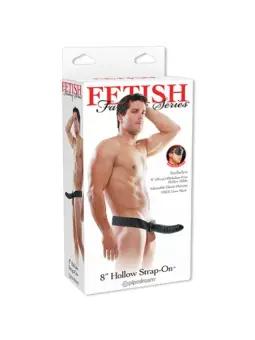 STRAP-ON OCO 8'' HOLLOW FETISH FANTASY SERIES PRETO