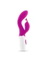 VIBRADOR COM ESTIMULADOR DE CLITÓRIS GUMMIE ROXO E LUBRIFICANTE À BASE DE ÁGUA INCLUÍDO CRUSHIOUS