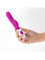 VIBRADOR COM ESTIMULADOR DE CLITÓRIS MOCHI ROXO E LUBRIFICANTE À BASE DE ÁGUA INCLUÍDO CRUSHIOUS