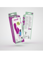 VIBRADOR COM ESTIMULADOR DE CLITÓRIS MOCHI ROXO E LUBRIFICANTE À BASE DE ÁGUA INCLUÍDO CRUSHIOUS