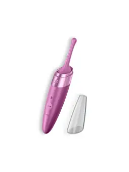 VIBRADOR TWIRLING DELIGHT SATISFYER BORDEAUX