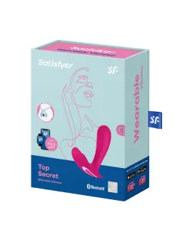 ESTIMULADOR DO PONTO-G TOP SECRET COM APP SATISFYER ROSA