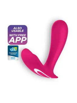 ESTIMULADOR DO PONTO-G TOP SECRET COM APP SATISFYER ROSA
