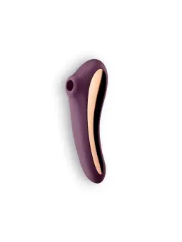 VIBRADOR DUAL KISS SATISFYER BORDEAUX