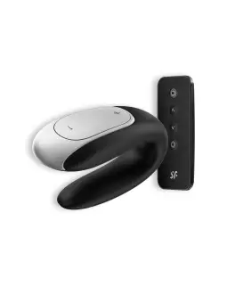 VIBRADOR DOUBLE FUN COM APP SATISFYER PRETO