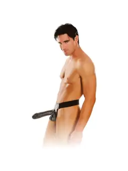 STRAP-ON OCO 10'' BIG DADDY HOLLOW FETISH FANTASY SERIES PRETO