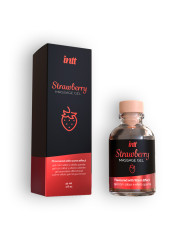 GEL DE MASSAGEM COM SABOR A MORANGO INTT 30ML