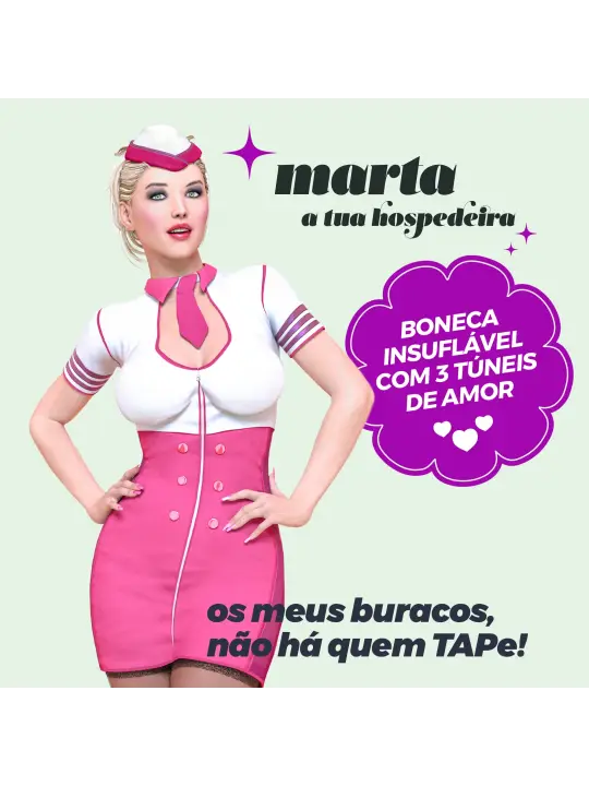 MARTA A HOSPEDEIRA BONECA INSUFLÁVEL LOIRA CRUSHIOUS MARTA A HOSPEDEIRA BONECA INSUFLÁVEL LOIRA CRUSHIOUS