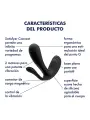 ESTIMULADOR DO PONTO-G E ANAL TOP SECRET + COM APP SATISFYER PRETO ESTIMULADOR DO PONTO-G E ANAL TOP SECRET + COM APP SATISFYER PRETO