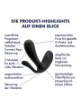 ESTIMULADOR DO PONTO-G E ANAL TOP SECRET + COM APP SATISFYER PRETO ESTIMULADOR DO PONTO-G E ANAL TOP SECRET + COM APP SATISFYER PRETO