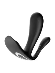 ESTIMULADOR DO PONTO-G E ANAL TOP SECRET + COM APP SATISFYER PRETO