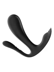 ESTIMULADOR DO PONTO-G E ANAL TOP SECRET + COM APP SATISFYER PRETO