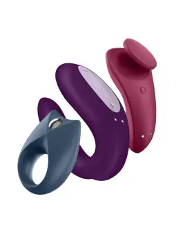 CONJUNTO DE VIBRADORES PARTNER BOX 3 SATISFYER