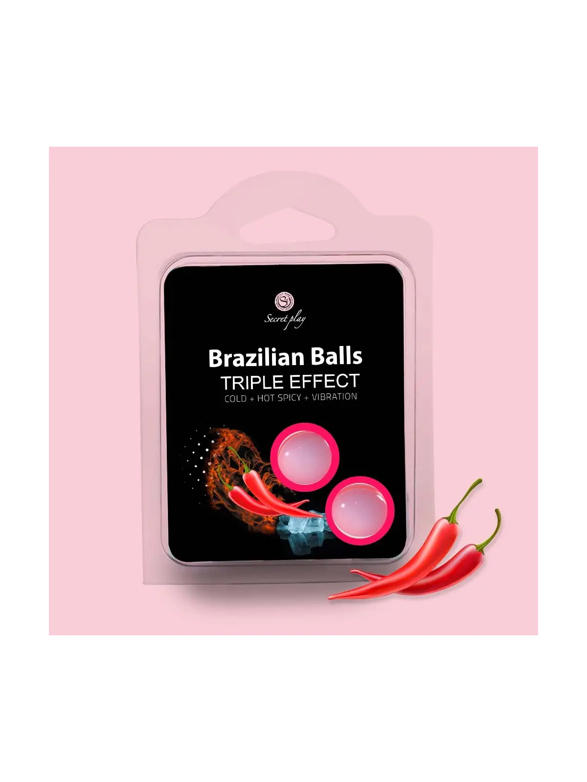 BOLAS LUBRIFICANTES BRAZILIAN BALLS EFEITO TRIPLO 2 X 4GR