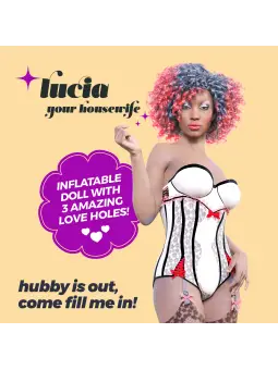 LUCIA A DONA DE CASA BONECA INSUFLÁVEL MULATA CRUSHIOUS