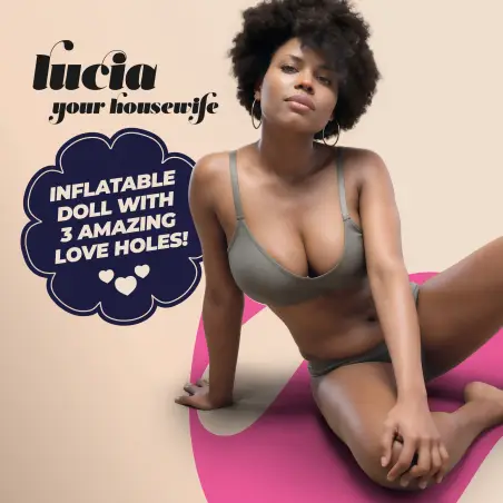 LUCIA A DONA DE CASA BONECA INSUFLÁVEL MULATA CRUSHIOUS