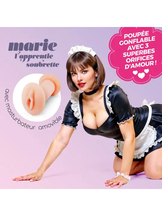 MARIE L'APPRENTIE SOUBRETTE BONECA INSUFLÁVEL COM MASTURBADOR CRUSHIOUS