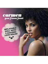 CARMEN A FEMME FATALE BONECA INSUFLÁVEL MULATA CRUSHIOUS