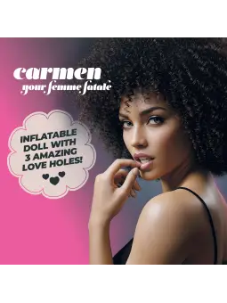 CARMEN A FEMME FATALE BONECA INSUFLÁVEL MULATA CRUSHIOUS