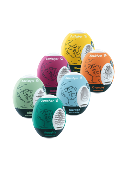 PACK DE 6 MASTURBADOR MASTURBATOR EGG SATISFYER