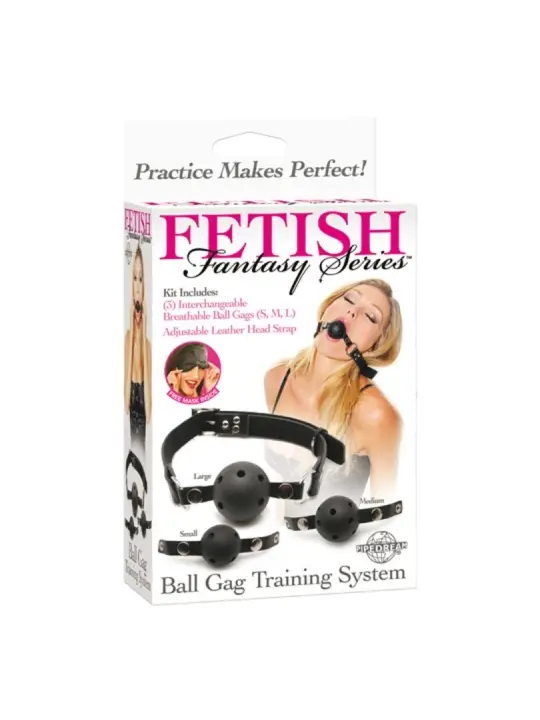 MORDAÇA DE TREINO BALL GAG TRAINING SYSTEM FETISH FANTASY SERIES