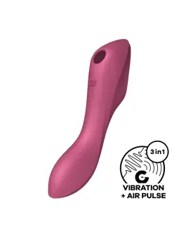 VIBRADOR CURVY TRINITY 3 SATISFYER VERMELHO