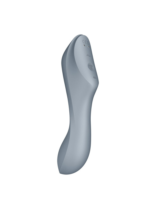 VIBRADOR CURVY TRINITY 3 SATISFYER CINZA VIBRADOR CURVY TRINITY 3 SATISFYER CINZA