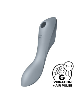 VIBRADOR CURVY TRINITY 3 SATISFYER CINZA