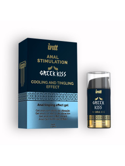 GEL DE MASSAGEM ANAL COM EFEITO DE VIBRAÇÃO GREEK KISS INTT 15ML