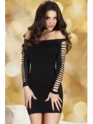 VESTIDO CR-3608 PRETO