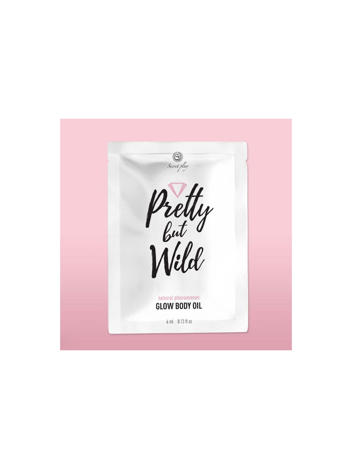 SAQUETA DE ÓLEO CORPORAL BRILHANTE GLOW BODY OIL PRETTY BUT WILD SECRET PLAY 4ML