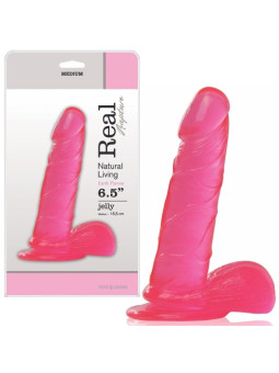 DILDO REAL RAPTURE EARTH FLAVOUR 6.5'' ROSA